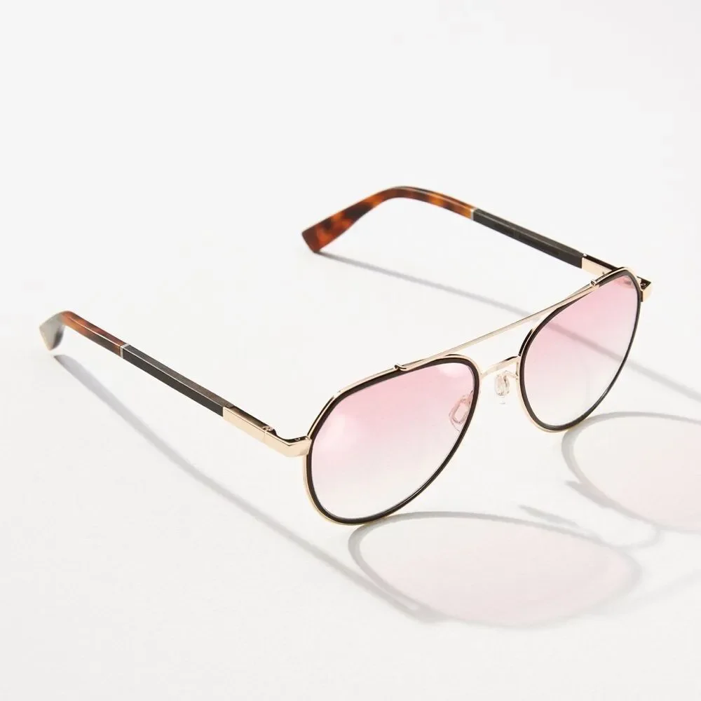 Bohten x Anthropologie Bond Aviator Sunglasses - Picture 2 of 12
